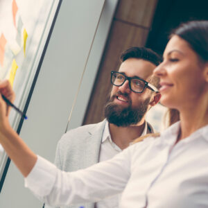Business people planning strategy